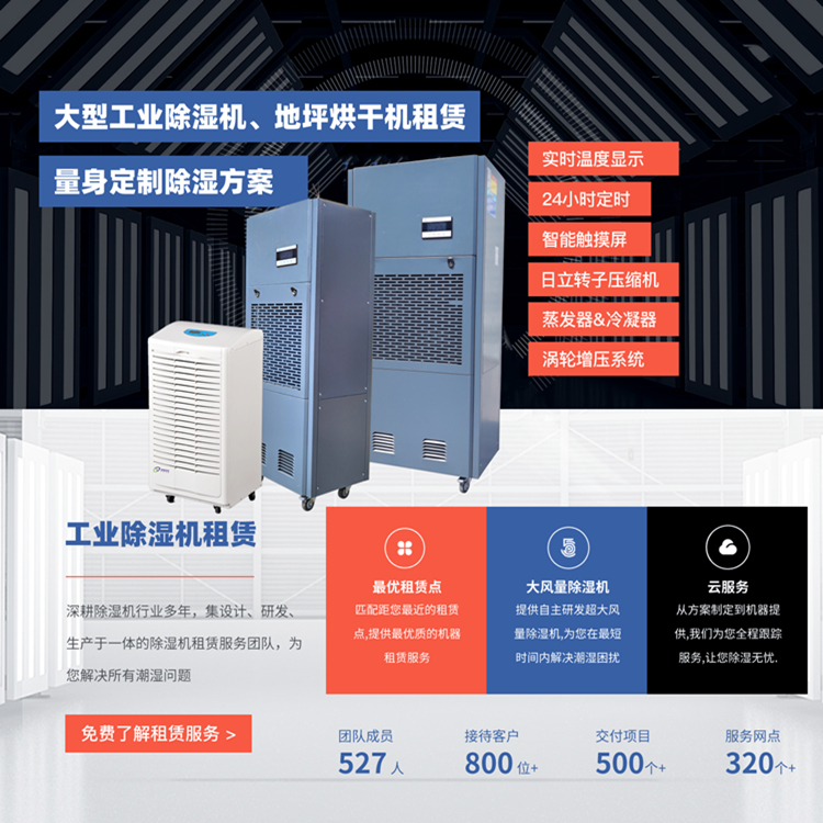 工程除濕機租賃